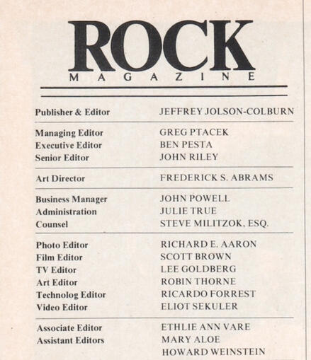 Masthead Masthead
